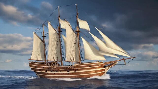 English clipper ship.