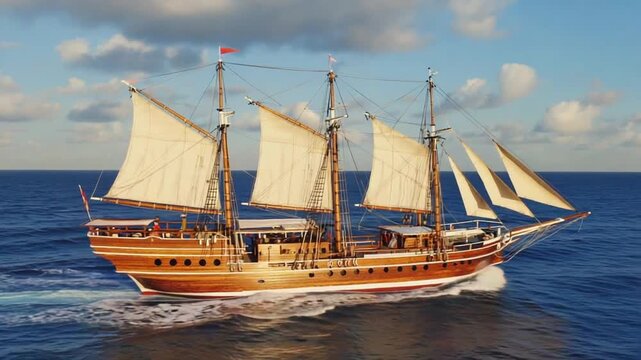 English clipper ship.
