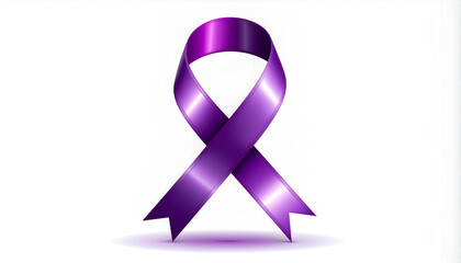 Un elegante lazo morado de sat&eacute;n brillante, s&iacute;mbolo universal del D&iacute;a Internacional de la Mujer. Representa la conmemoraci&oacute;n del 8M y la lucha continua por la igualdad de derechos, la justicia.