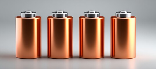 Copper battery. Generative AI technology.	
