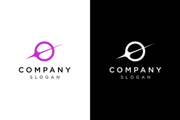 simple modern orbit logo design © adata