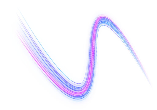 Abstract blue and pink paint swashes with layered brush texture, perfect for posters and creative designs. png