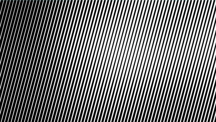Obraz premium Abstract monochrome halftone line pattern with diagonal black and white stripes for modern graphic design or minimalist editorial background