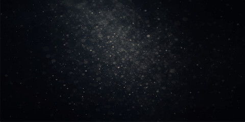 An abstract dark blue night sky reveals a cosmic starfield where a bright nebula and starry dust glow across the deep black universe © MDNUR