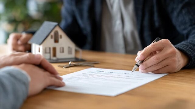 Homebuyer discussing title insurance coverage options with a legal advisor focusing on safeguarding property rights and dispute prevention.