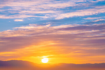 Fototapeta premium 朝焼けの空