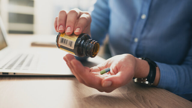 Taking medication in the office