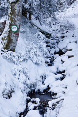 ruisseau enneig&eacute;