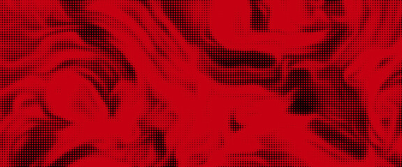 Red color pattern gradient grunge texture background. Dots pop art comics sport style vector illustration Abstract background dark red with modern corporate concept