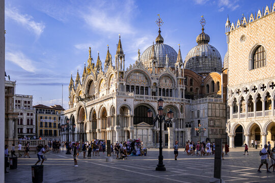 View of St. Mark's Square in Venice (Italy)