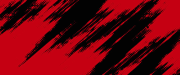 Minimal Abstract red Grunge Scratch Background Template. Dots pop art comics sport style vector illustration