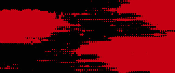 Minimal Abstract red Grunge Scratch Background Template. Dots pop art comics sport style vector illustration