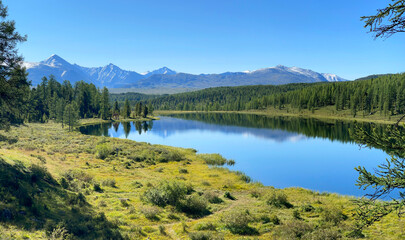 Beautiful landscape in the Altai mountains, Russia