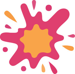 Obraz premium Colorful Paint Splash Vector