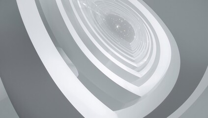 Fototapeta premium Shapes and Lines in Blue Tones Create a Smooth Surface in a Simplified Design