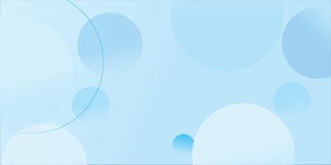 Modern geometric background gradient soft light blue bokeh for Graphic Business background hitech technology abstract © Faya