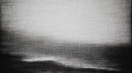 Retro grunge background texture of faded scanned paper with halftone gradient and sand noise effect, for design overlay