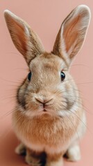 Obraz premium Close up of a fluffy bunny with long ears