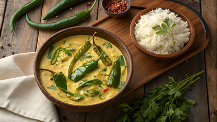 Authentic Bhutanese Ema Datshi Spicy Cheese Dish