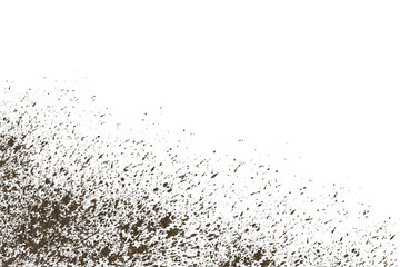  mud splash isolated transparency background.