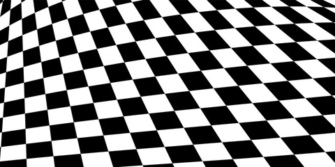 Chessboard Background Black and white chess or draughts board isolated vector eps10.