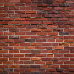 Obraz premium Red Brick Wall Texture Background with Natural Stone Pattern