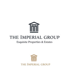 Fototapeta premium The Imperial Group Logo Design Elements.