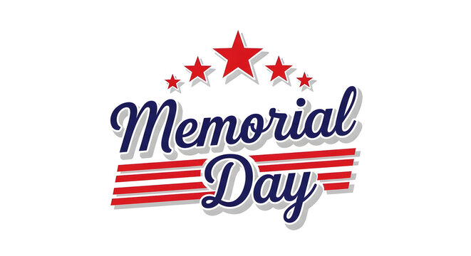 Memorial day tribute patriotic american holiday