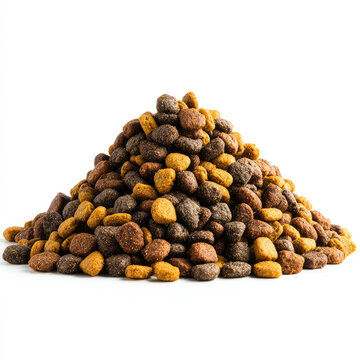 Pet food kibble pile creating healthy diet concept c b ef abf