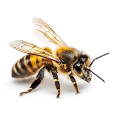 Bee Isolated on White