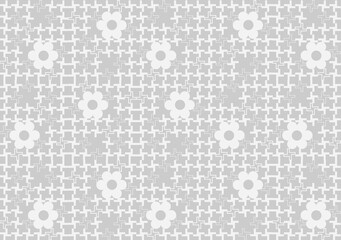 Background pattern inspired by Korean lattice motifs and floral shapes. © rose and sonata