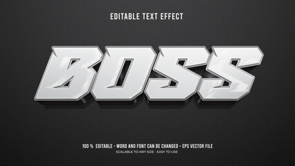boss editable text effect 