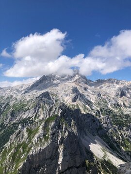 Tosc peak, Julian Alps, Slovenia, 2275m, hiking, summer