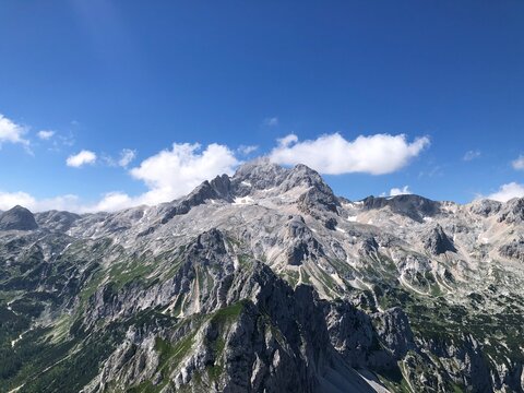 Tosc peak, Julian Alps, Slovenia, 2275m, hiking, summer