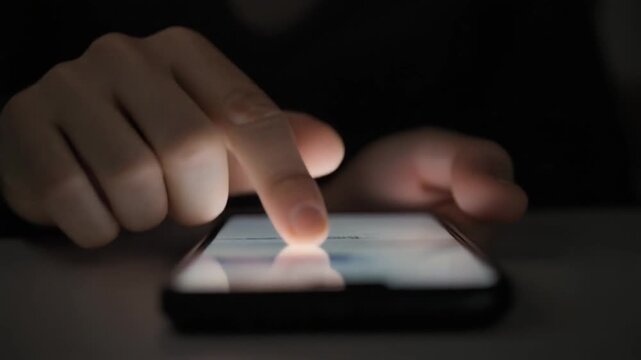 Child scrolling on a smartphone screen showing how gadgets can hold a young person attention for long periods