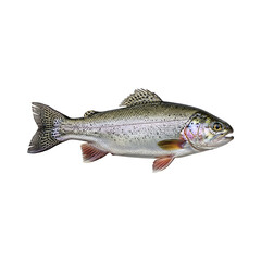 Obraz premium fish on a white background
