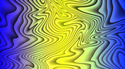 Abstract colorful wavy pattern with flowing lines and vibrant colors in a dynamic design element for various applications