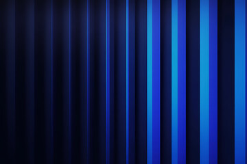 Fototapeta premium Abstract Vertical Blue and Dark Blue Strips with a Gradual Light Gradient, Creating a Sleek and Dynamic Background for Technology and Business Concepts.