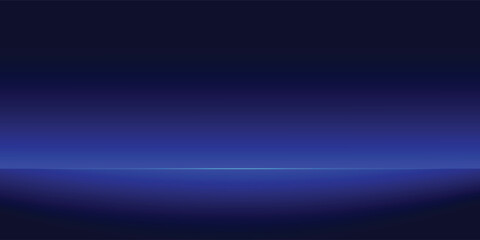 Obraz premium Abstract blue grid perspective design background with lighting. High technology lines landscape connect of future.