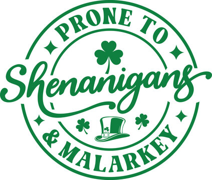 Shenanigans t-shirt design.