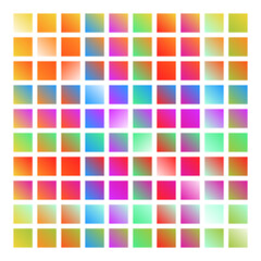 Modern Gradient Background Color Set Collection, Trendy Bright Gradient Collection, gradient colors for Graphic Design, UI UX Design, web, apps, branding, marketing, social media, advertising.