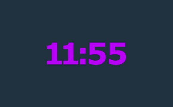 Circular countdown icon animates smoothly, segments shrinking as numbers tick down from thirteen minutes, subtle glow pulsing, urgency building steadily, ending with soft fade out.
