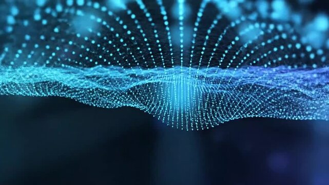 Digital Polygon Mesh Technology Background