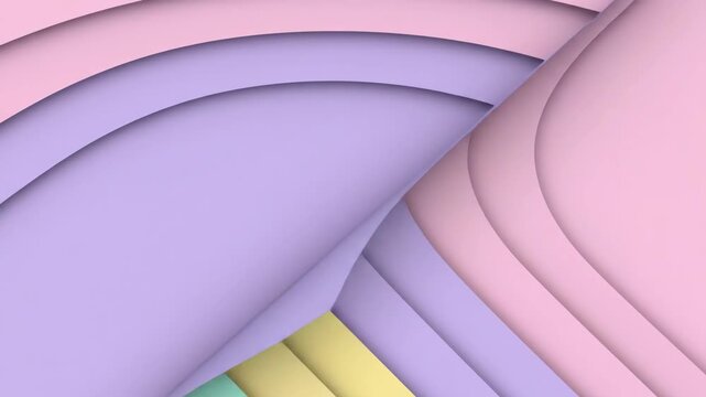 Abstract Pastel Layers Background Video.