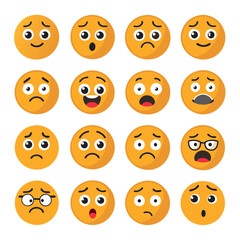 Obraz premium Social reaction emoji 