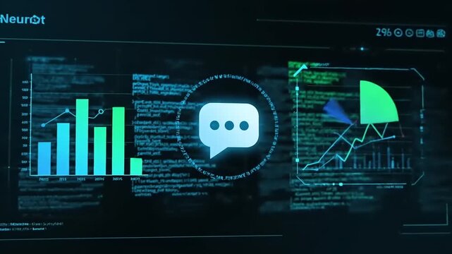 Robotic Communication and Data Analysis in Futuristic Technology