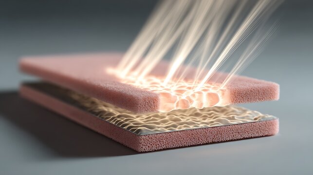 HIFU laser targeting SMAS layer for skin tightening and facelift 3D