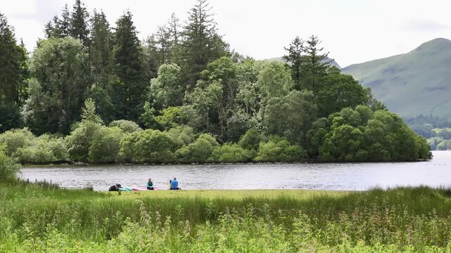 People at Derwentwater