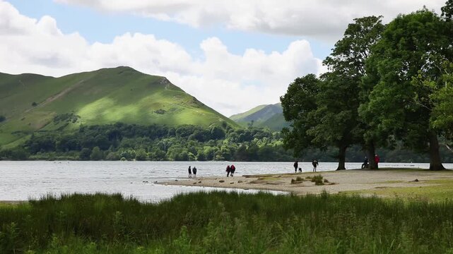 People at Derwentwater