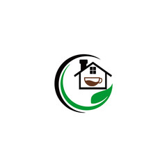 Obraz premium green house logo